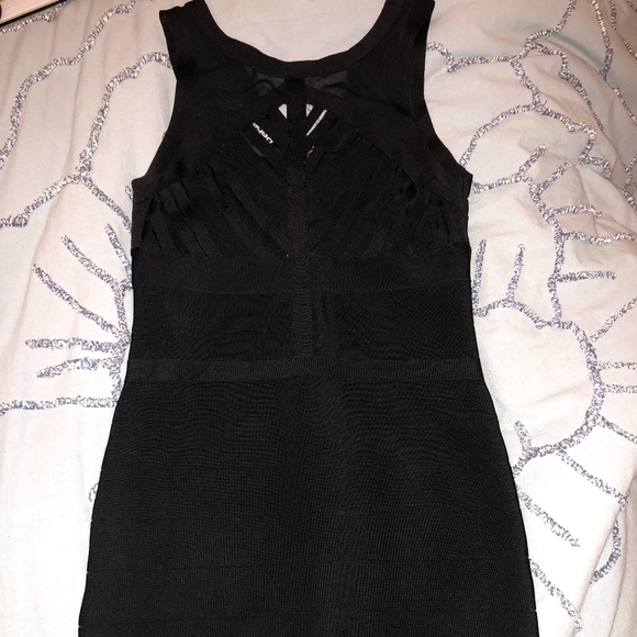 Bebe Black Dress Size Medium - Picture 1 of 2